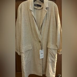 Zara Linen Trench